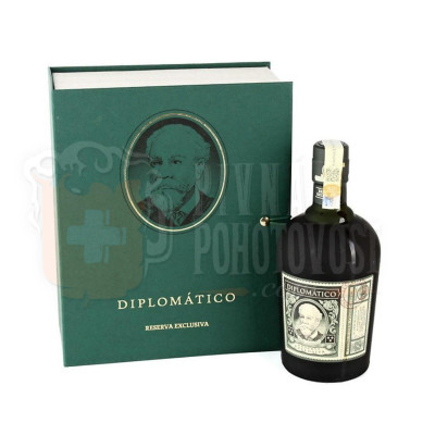 Diplomatico Reserva Exclusiva 12y darčekový set  0,7 l 40%